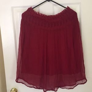 Special Edition MaxStudio 100% silk skirt